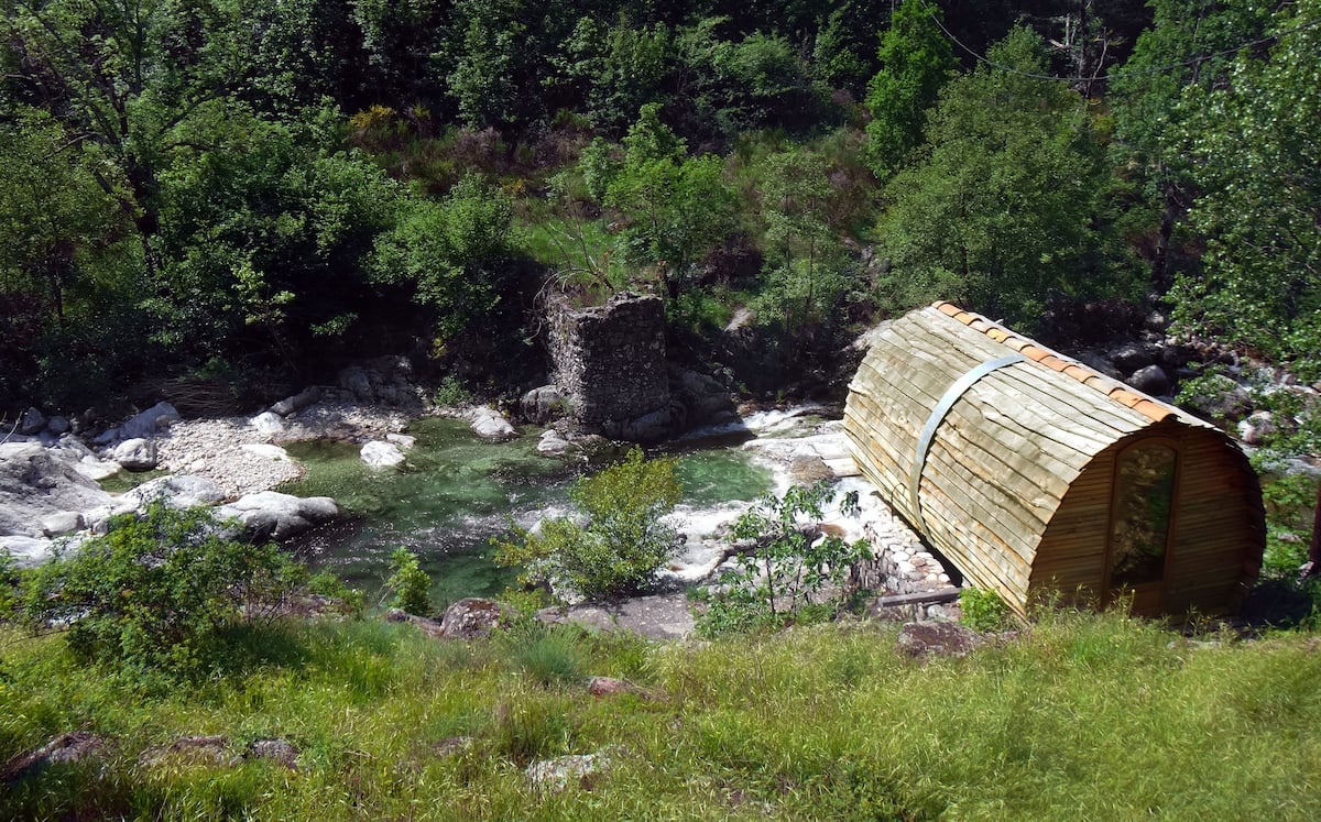 vue generale de la cabane