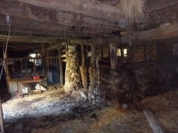 La bergerie de l'intérieur